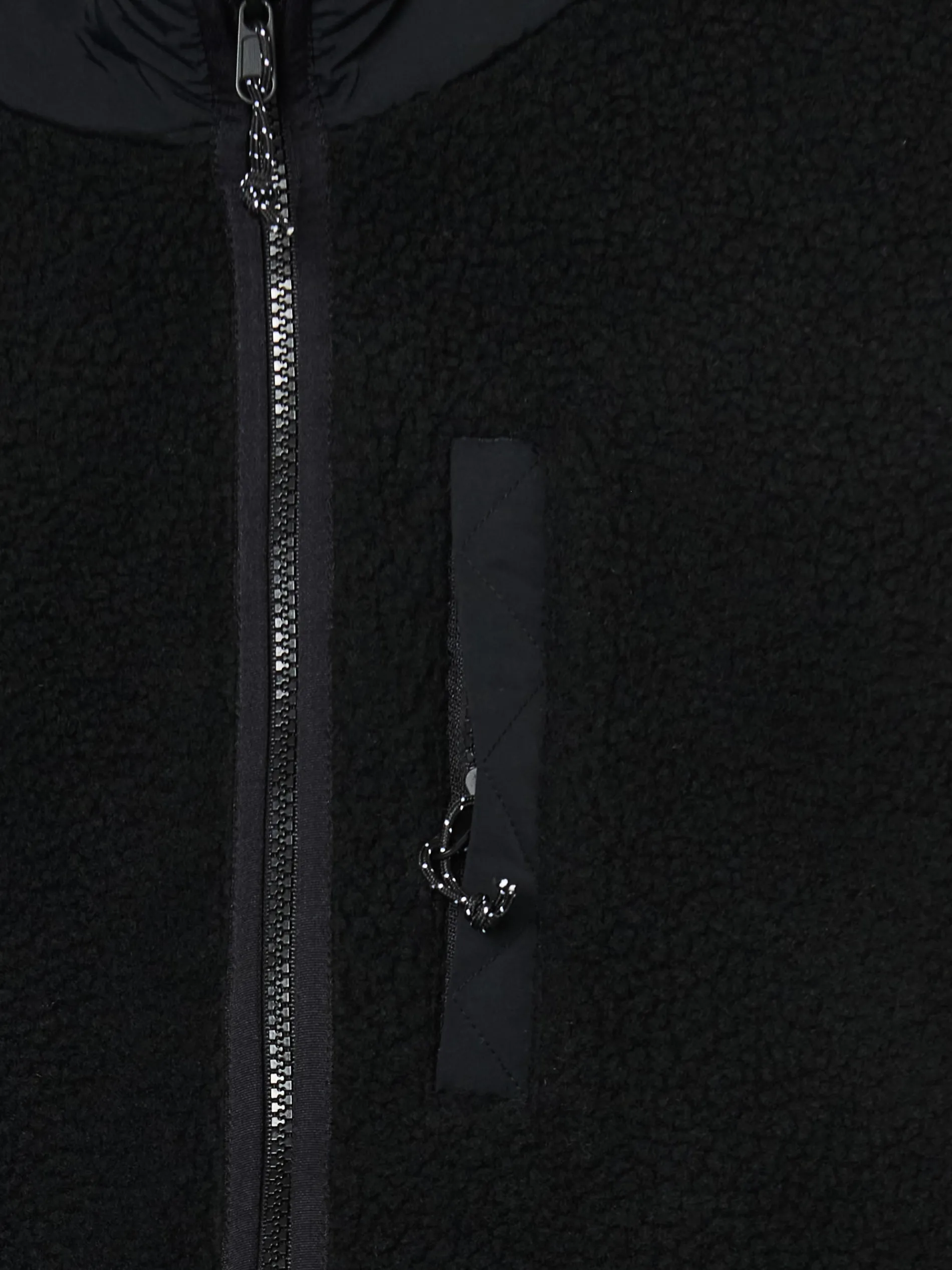 Cropp Bluzy*Czarna bluza sherpa