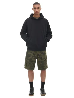 Cropp Bluzy*Czarna bluza z kapturem