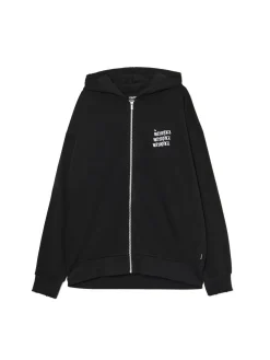 Cropp Bluzy*Czarna bluza z kapturem Beetlejuice