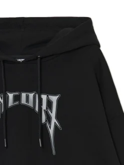 Cropp Unisex|Unisex*Czarna bluza z kapturem UNISEX