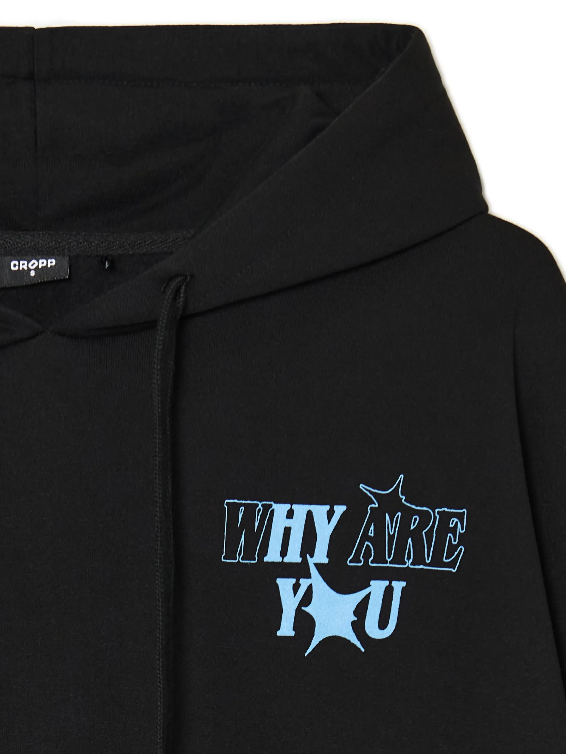 Cropp Bluzy*Czarna bluza z napisami