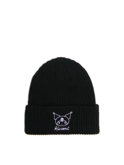 Cropp Czapki*Czarna czapka beanie Kuromi