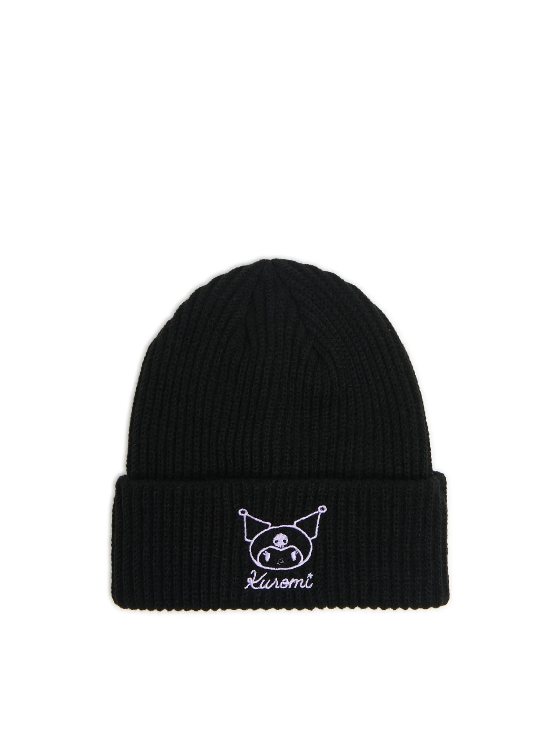 Cropp Czapki*Czarna czapka beanie Kuromi