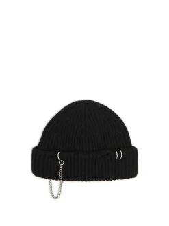 Cropp Czapki*Czarna czapka docker z dzianiny