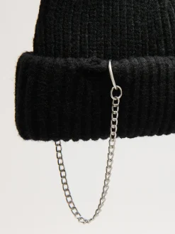 Cropp Czapki*Czarna czapka docker z dzianiny