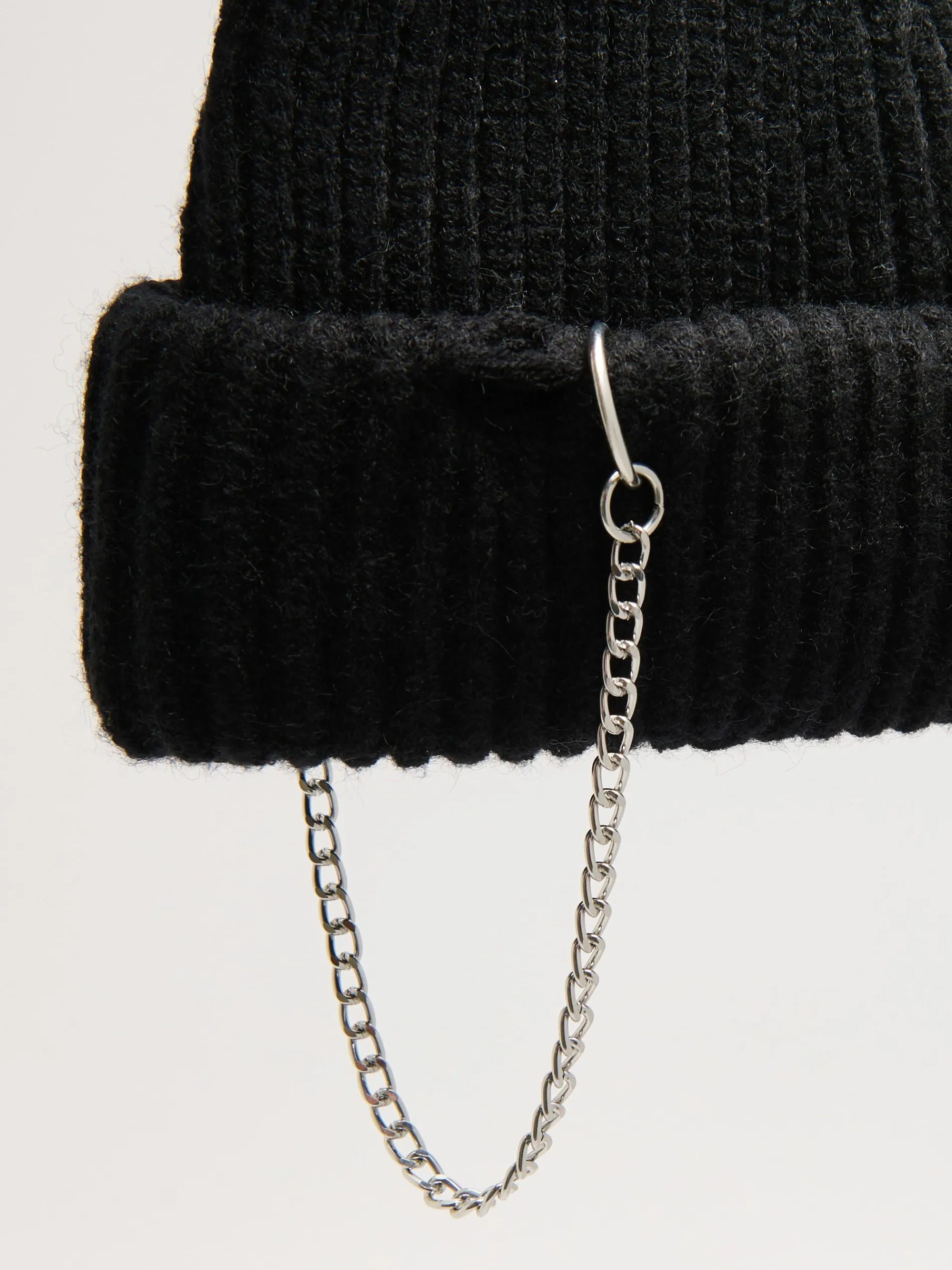 Cropp Czapki*Czarna czapka docker z dzianiny