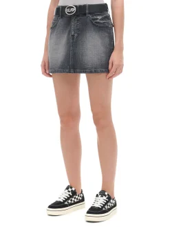 Cropp Spódnice|Sety*Czarna jeansowa spódnica mini