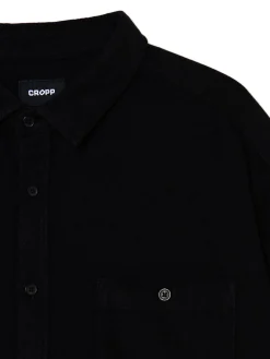 Cropp Koszule*Czarna koszula z postrzępieniami