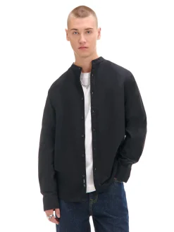 Cropp Koszule*Czarna koszula ze stójką