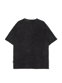 Cropp Koszulki*Czarna koszulka acid wash