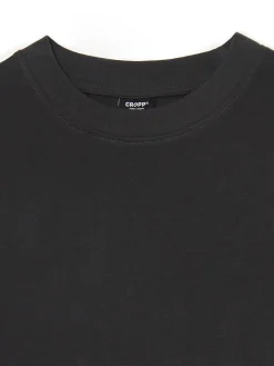 Cropp Koszulki*Czarna koszulka basic
