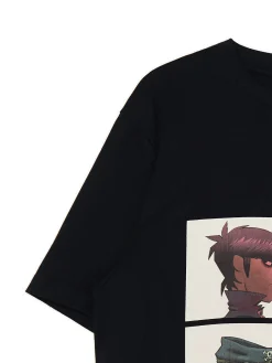 Cropp Koszulki*Czarna koszulka Gorillaz