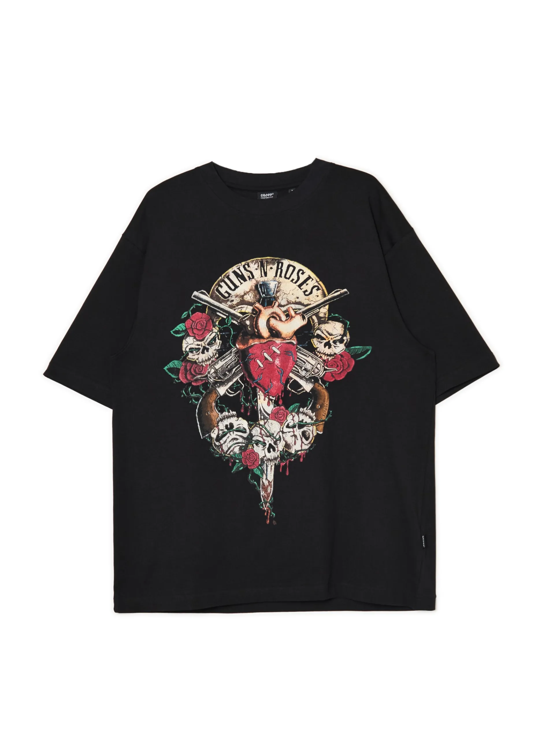 Cropp Koszulki*Czarna koszulka Guns N' Roses