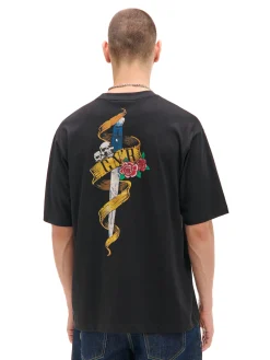 Cropp Koszulki*Czarna koszulka Guns N' Roses