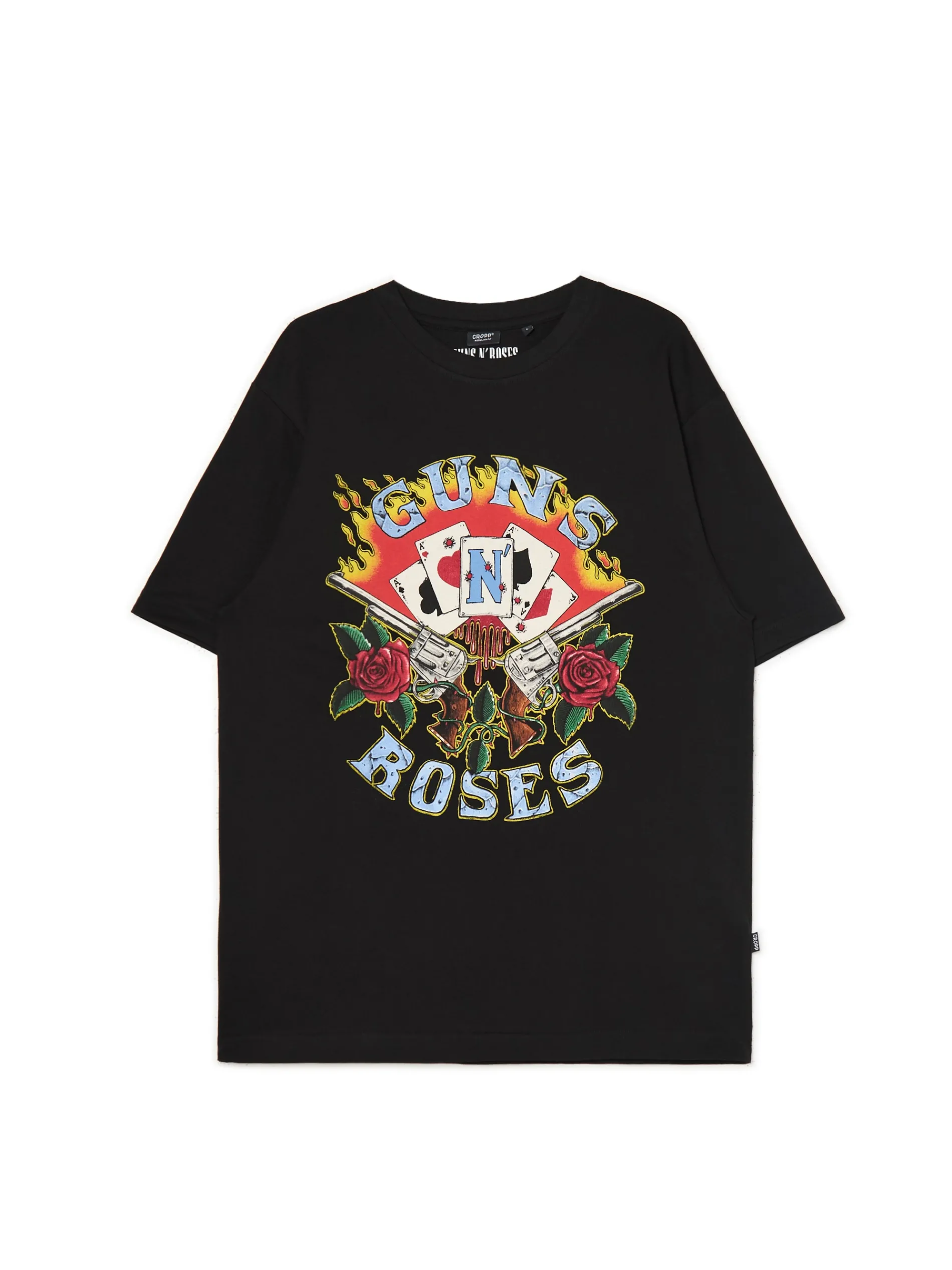 Cropp Koszulki*Czarna koszulka Guns N' Roses