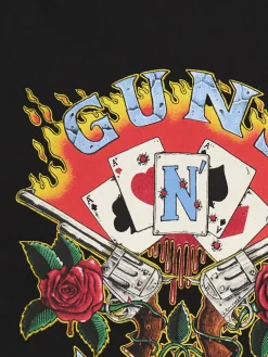 Cropp Koszulki*Czarna koszulka Guns N' Roses