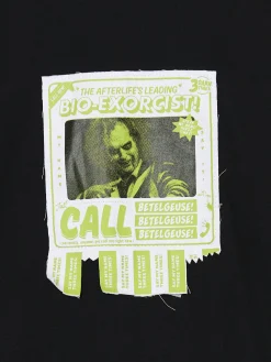 Cropp Koszulki|Unisex*Czarna koszulka z aplikacją Beetlejuice UNISEX