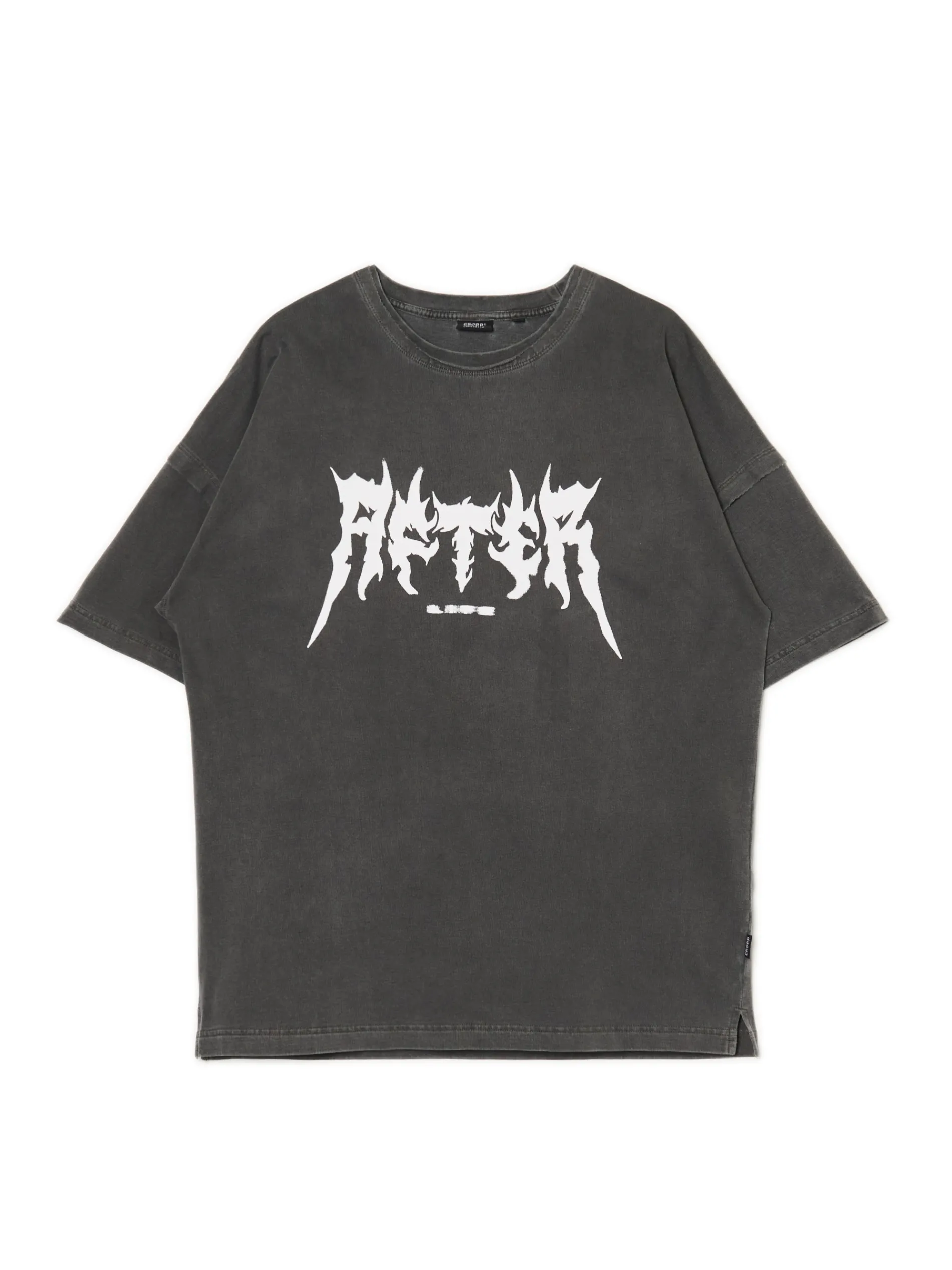 Cropp Koszulki*Czarna koszulka z efektem sprania