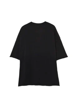 Cropp Koszulki*Czarna koszulka z haftem