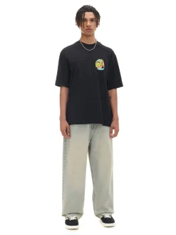 Cropp Koszulki*Czarna koszulka z motywem SpongeBoba