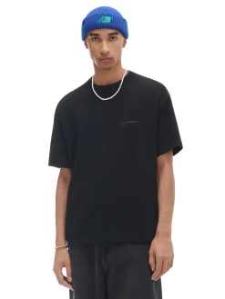 Cropp Koszulki*Czarna koszulka z napisami