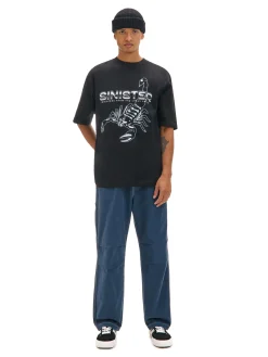 Cropp Koszulki*Czarna koszulka ze skorpionem