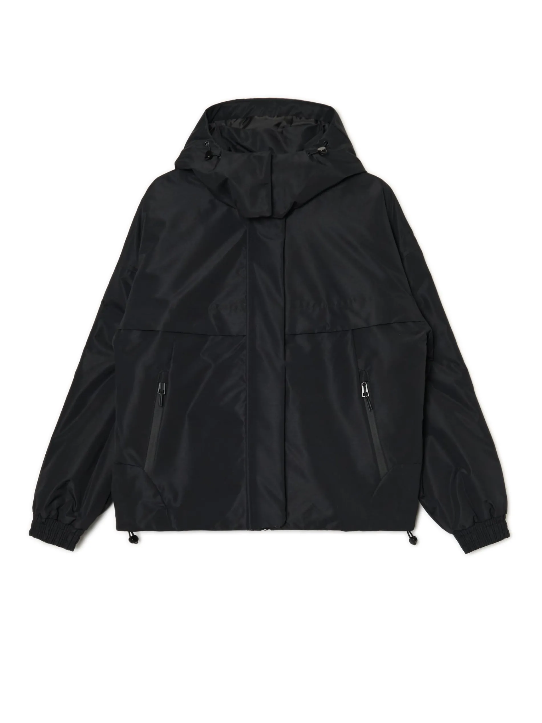 Cropp Kurtki, Płaszcze*Czarna kurtka anorak z kapturem
