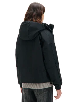 Cropp Kurtki, Płaszcze*Czarna kurtka anorak z kapturem