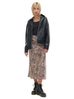 Cropp Kurtki, Płaszcze*Czarna kurtka bomber ze sztucznej skóry