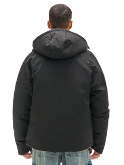 Cropp Kurtki Zimowe|Kurtki, Płaszcze*Czarna kurtka puffer z kapturem