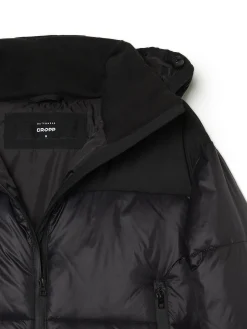 Cropp Kurtki, Płaszcze*Czarna kurtka puffer z kapturem