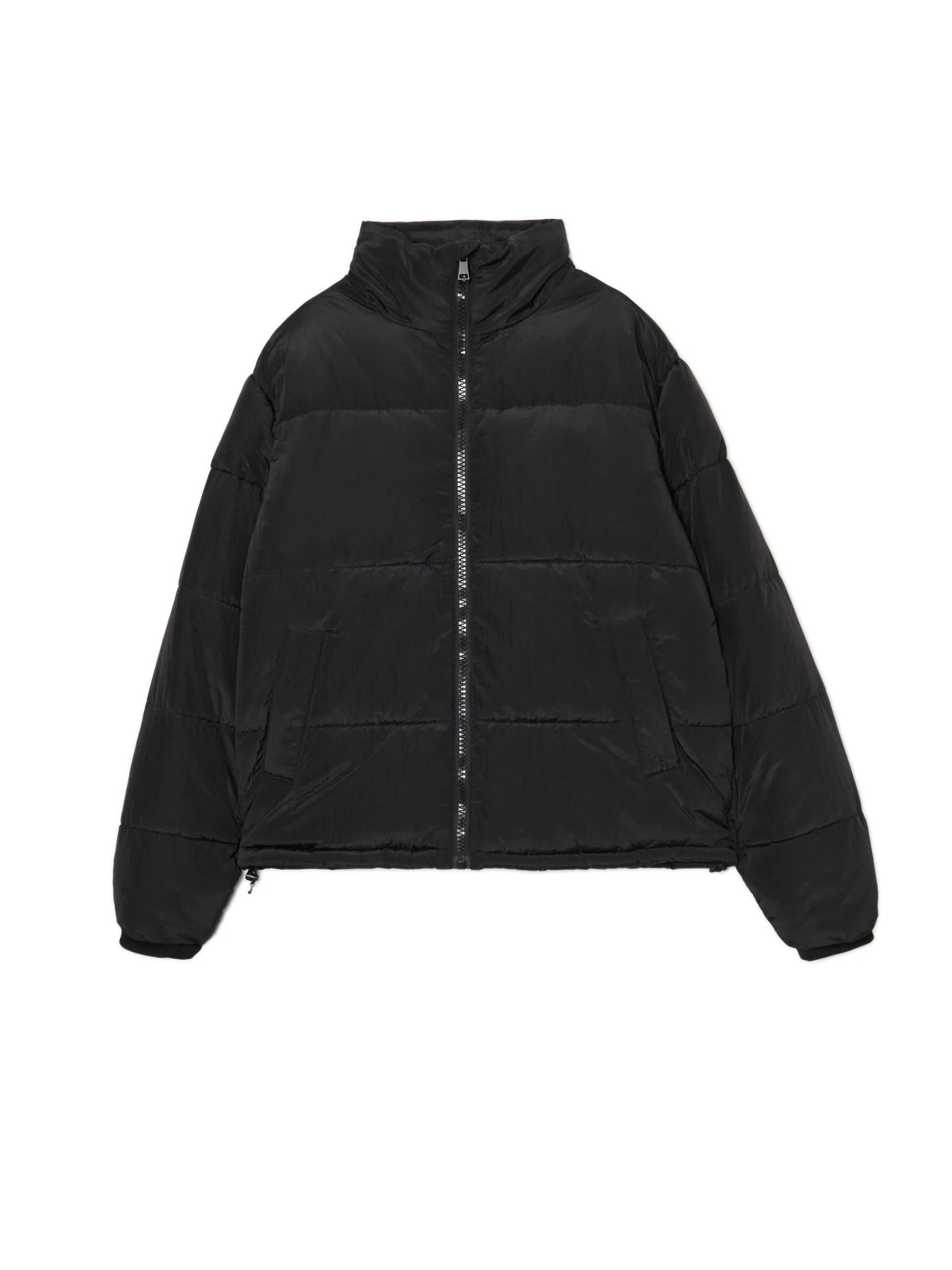 Cropp Kurtki Zimowe|Kurtki, Płaszcze*Czarna kurtka puffer ze stójką