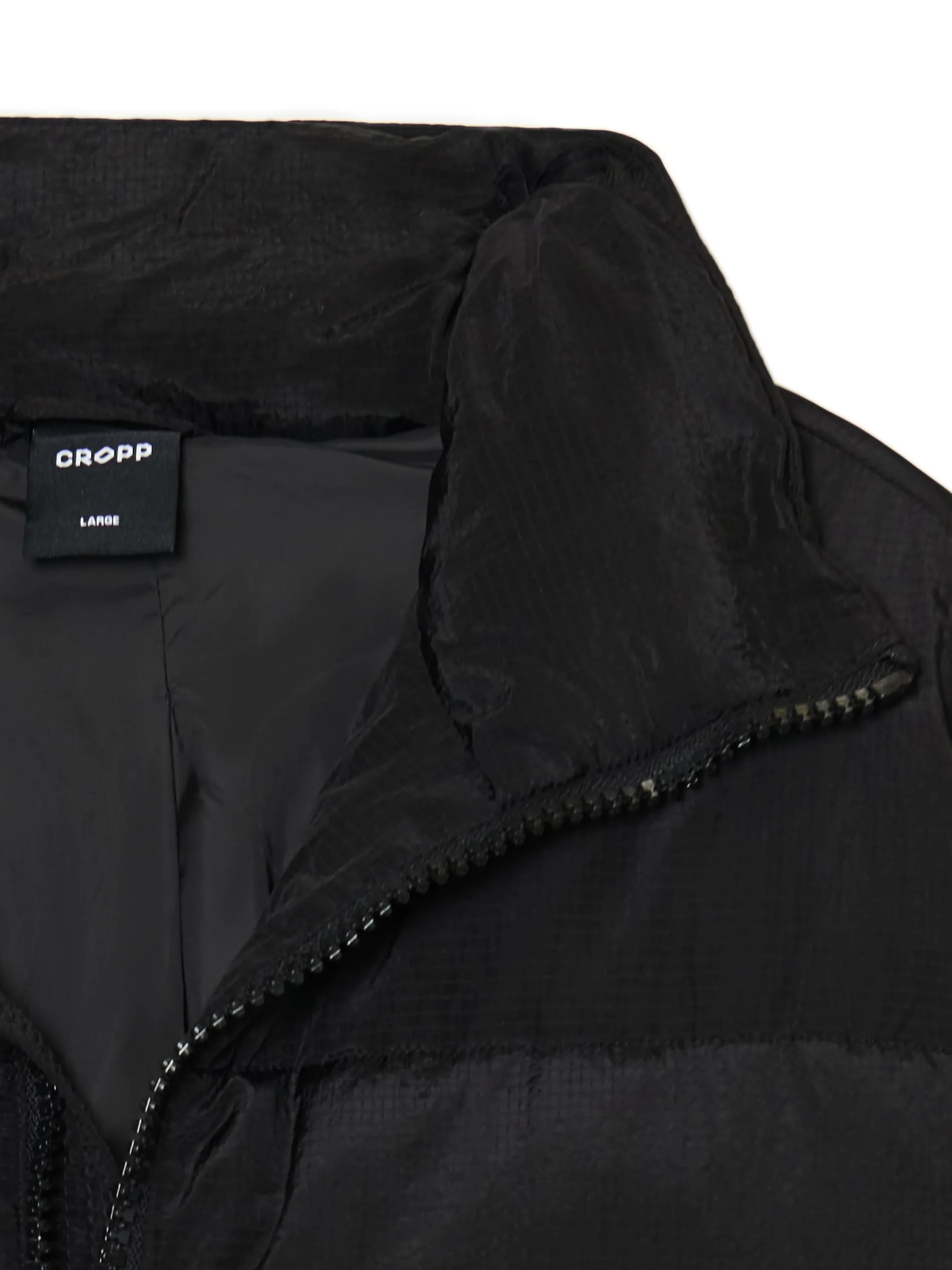 Cropp Kurtki Zimowe|Kurtki, Płaszcze*Czarna kurtka puffer ze stójką