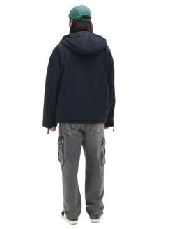 Cropp Kurtki Zimowe|Kurtki, Płaszcze*Czarna kurtka z kapturem