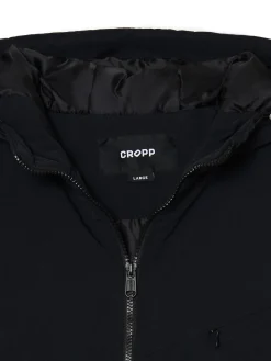 Cropp Kurtki Zimowe|Kurtki, Płaszcze*Czarna kurtka z kapturem