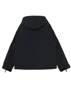 Cropp Kurtki Zimowe|Kurtki, Płaszcze*Czarna kurtka z kapturem