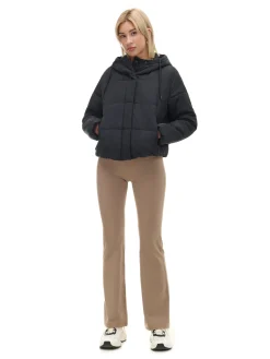 Cropp Kurtki, Płaszcze*Czarna kurtka z kapturem