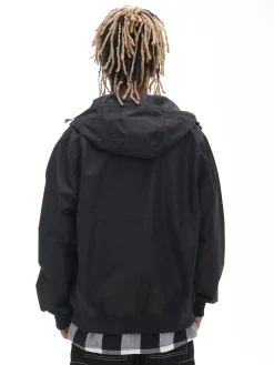 Cropp Kurtki, Płaszcze*Czarna lekka kurtka z kapturem