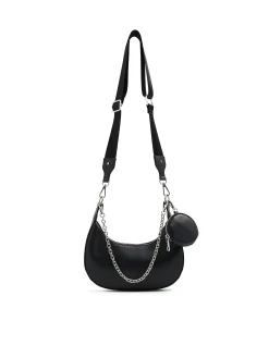 Cropp Torby, Plecaki*Czarna mała torebka