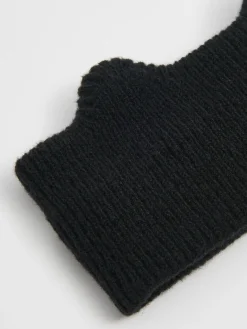 Cropp Czapki*Czarna opaska na głowę z uszami