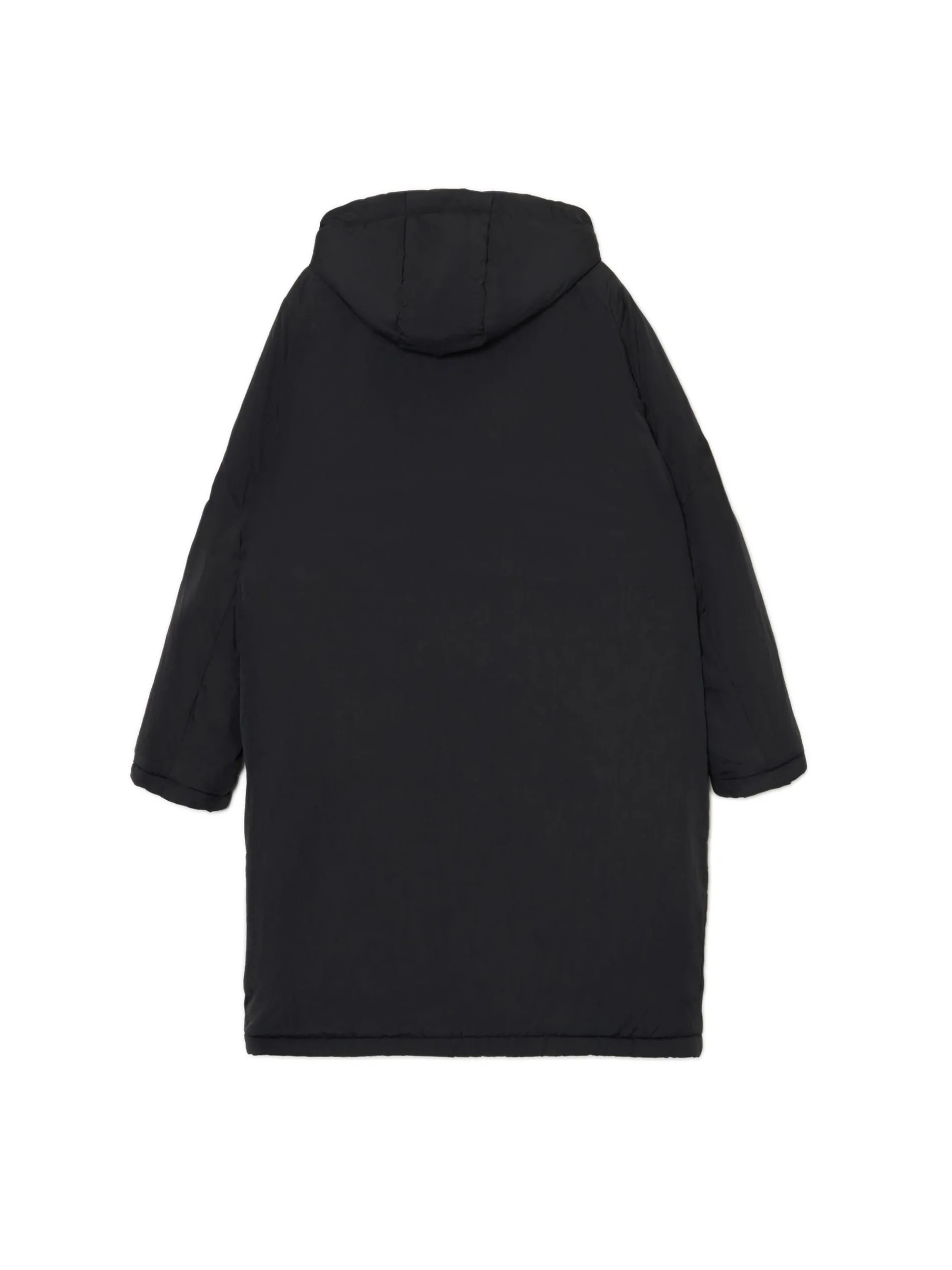 Cropp Kurtki, Płaszcze|Kożuszki, Futerka*Czarna parka z kapturem