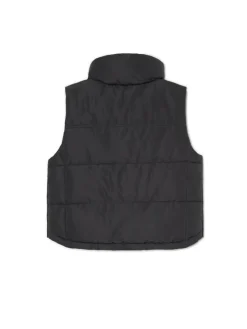 Cropp Kurtki, Płaszcze*Czarna pikowana kamizelka