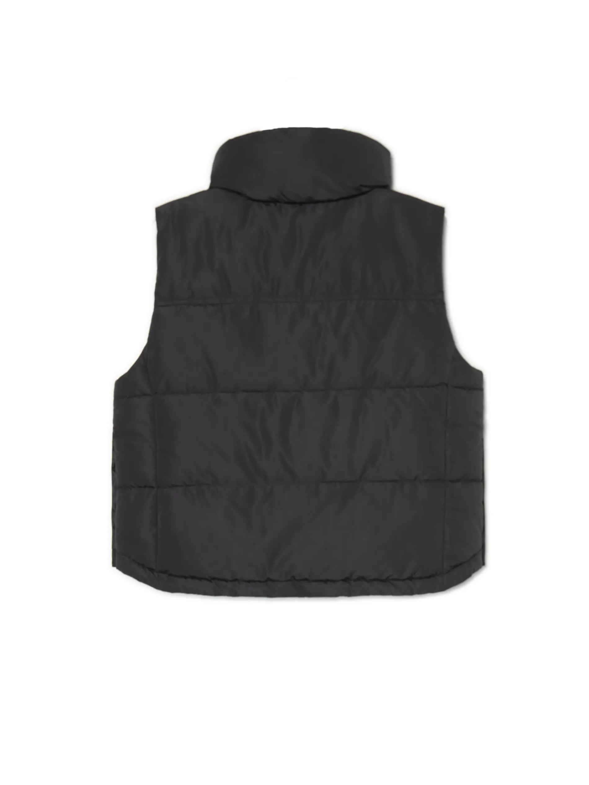 Cropp Kurtki, Płaszcze*Czarna pikowana kamizelka