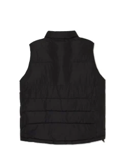 Cropp Kurtki, Płaszcze*Czarna pikowana kamizelka