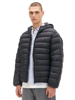 Cropp Kurtki, Płaszcze*Czarna pikowana kurtka basic