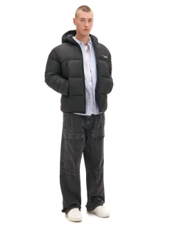 Cropp Kurtki Zimowe|Kurtki, Płaszcze*Czarna pikowana kurtka puffer