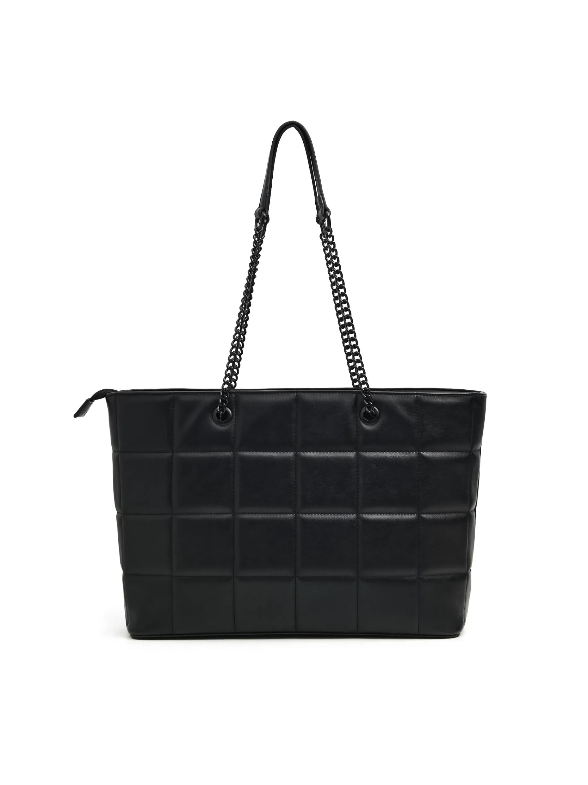 Cropp Torby, Plecaki*Czarna pikowana torebka na łańcuszku