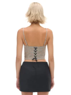 Cropp Spódnice*Czarna spódnica mini z wiskozą