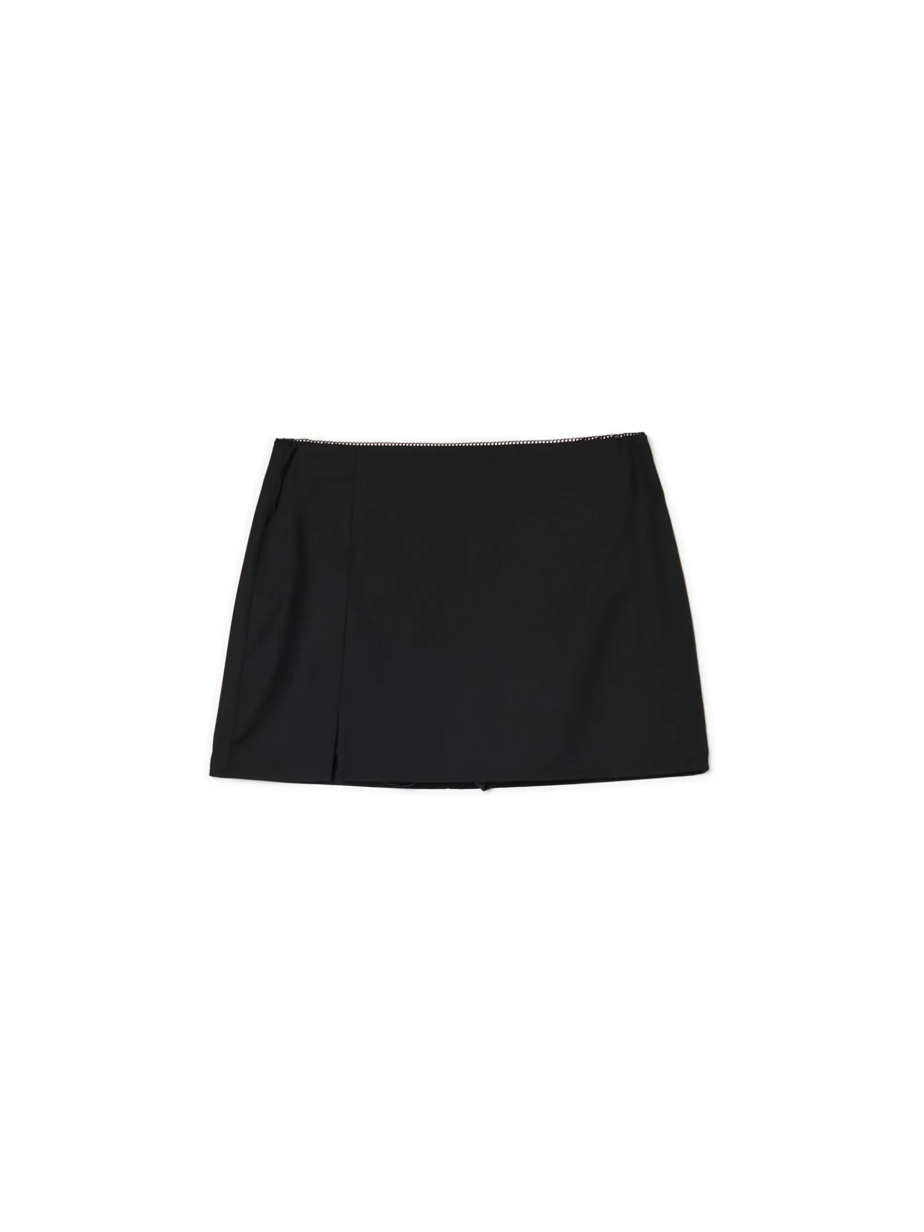 Cropp Spódnice*Czarna spódnica mini z wiskozą