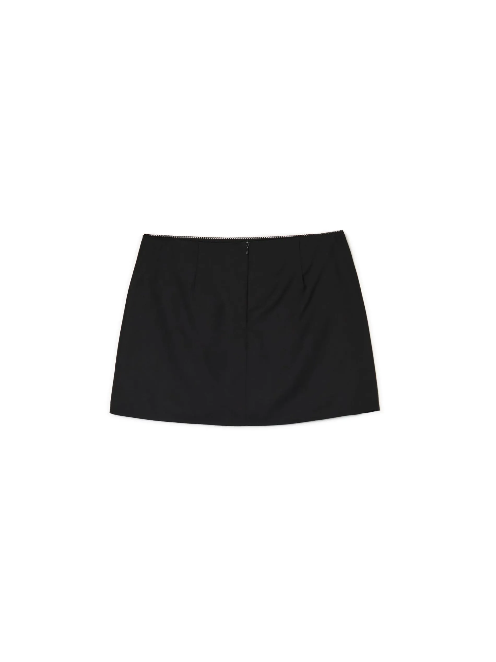 Cropp Spódnice*Czarna spódnica mini z wiskozą